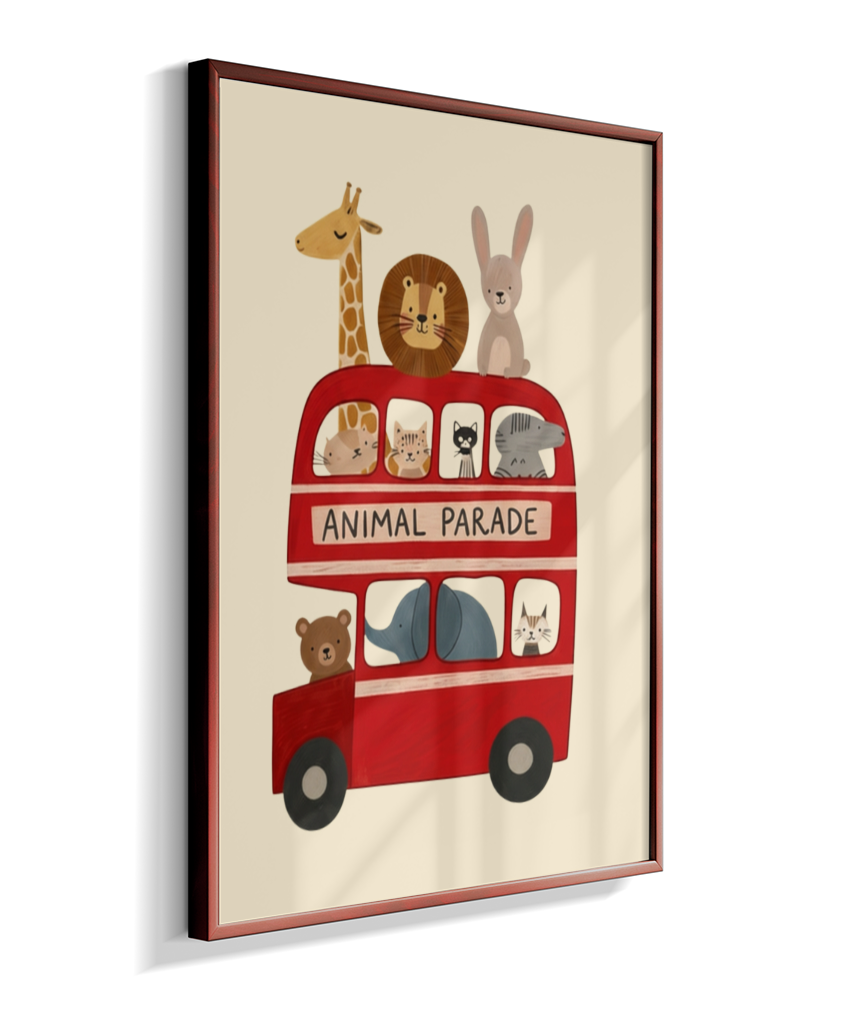 Ônibus com animais (animal parade)