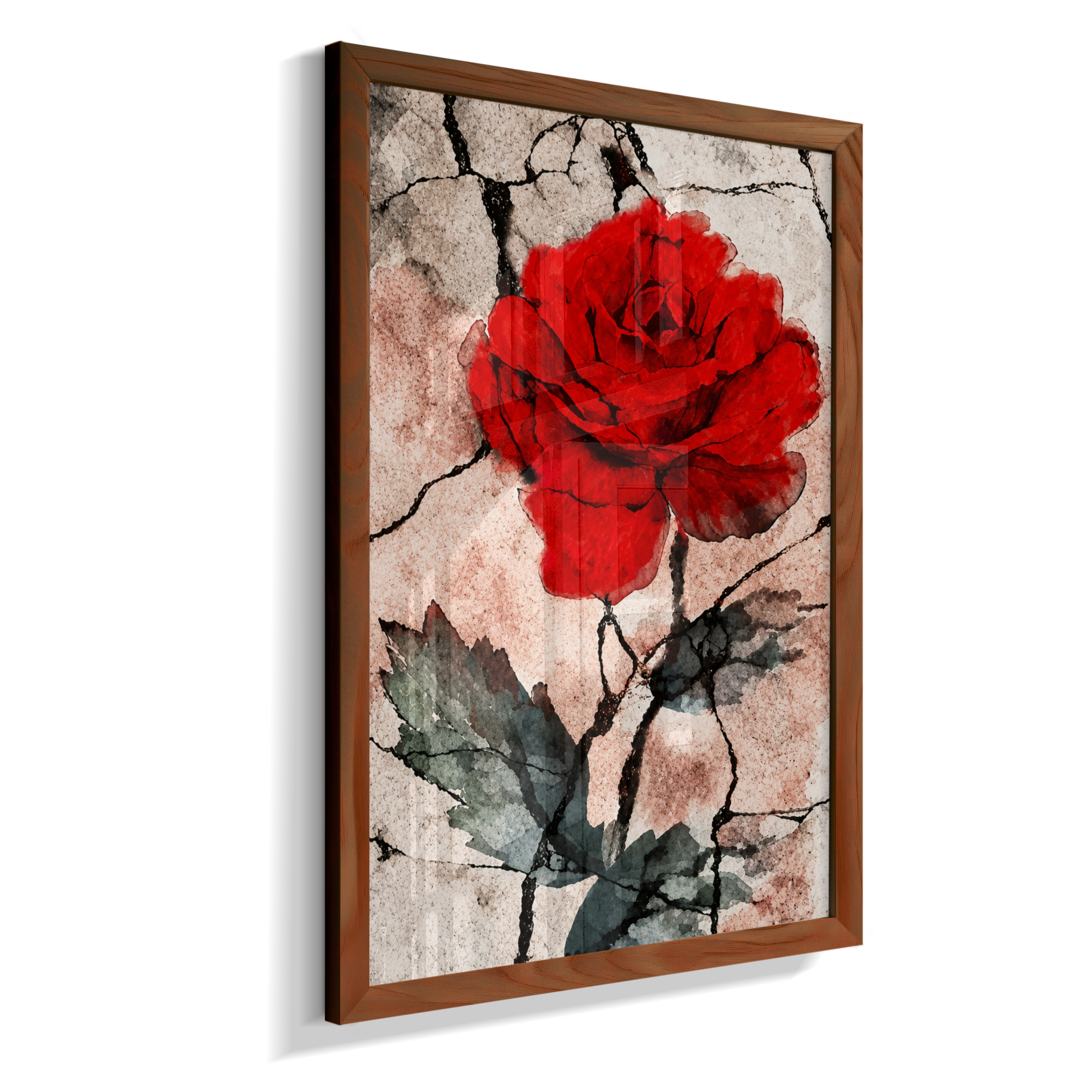 Kit 3 Quadros de Rosas Vermelhas - Primeira parte do trio