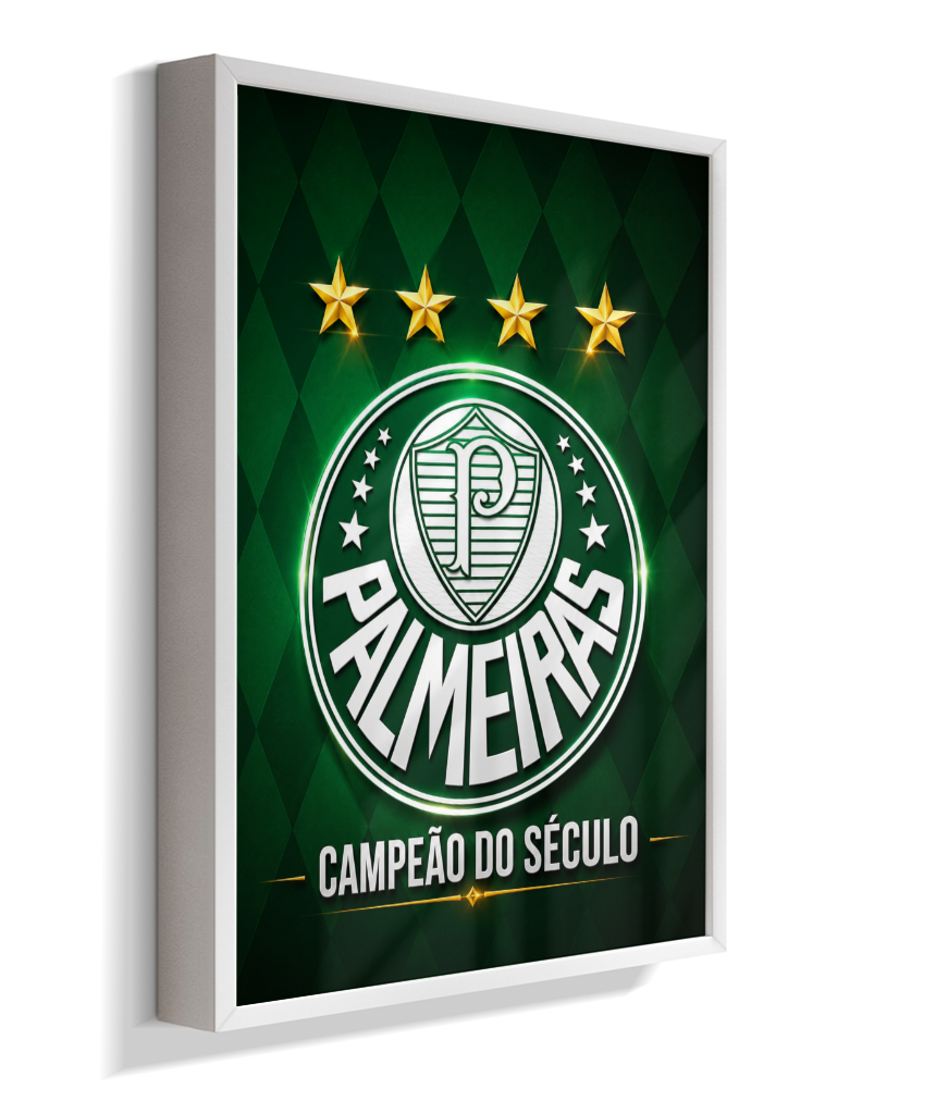 Quadros, placas e pôsteres com o escudo do Palmeiras e do seu time do coração! 💚⚽