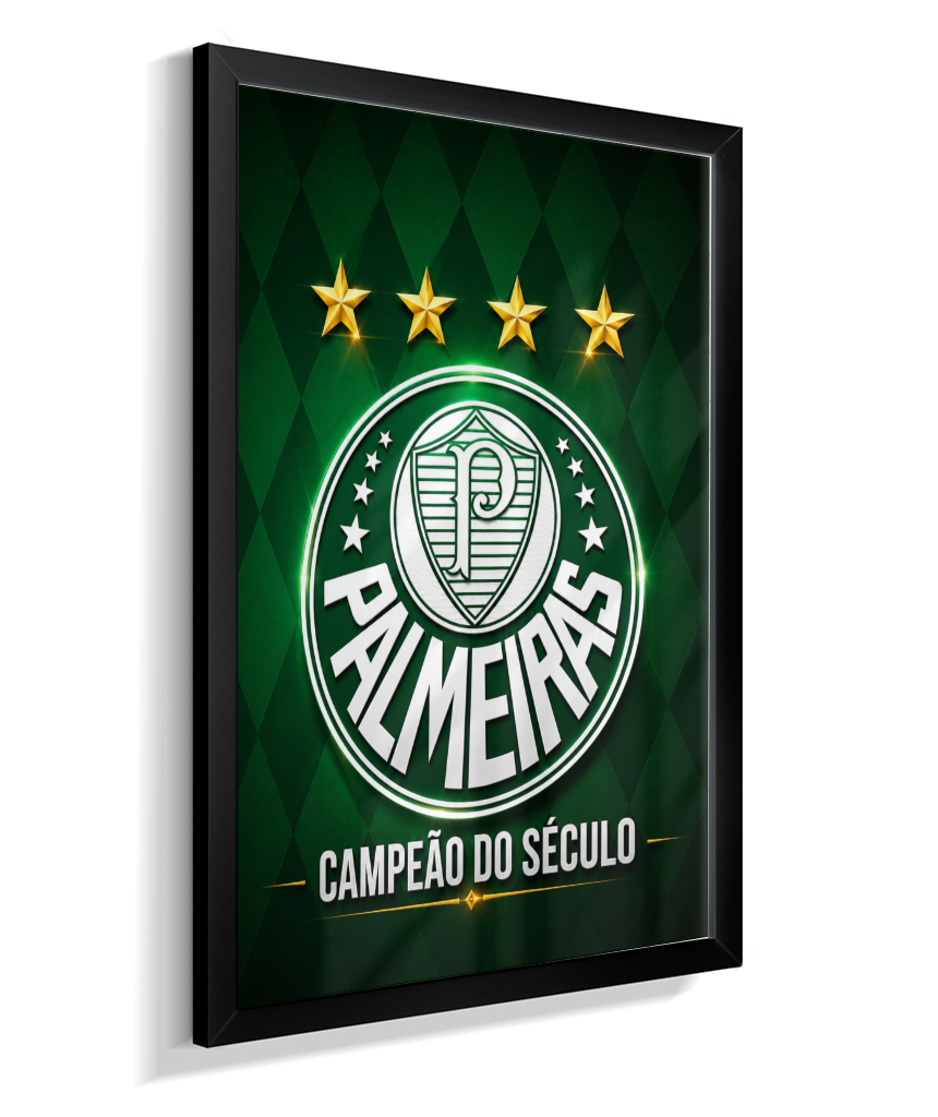 Quadros, placas e pôsteres com o escudo do Palmeiras e do seu time do coração! 💚⚽