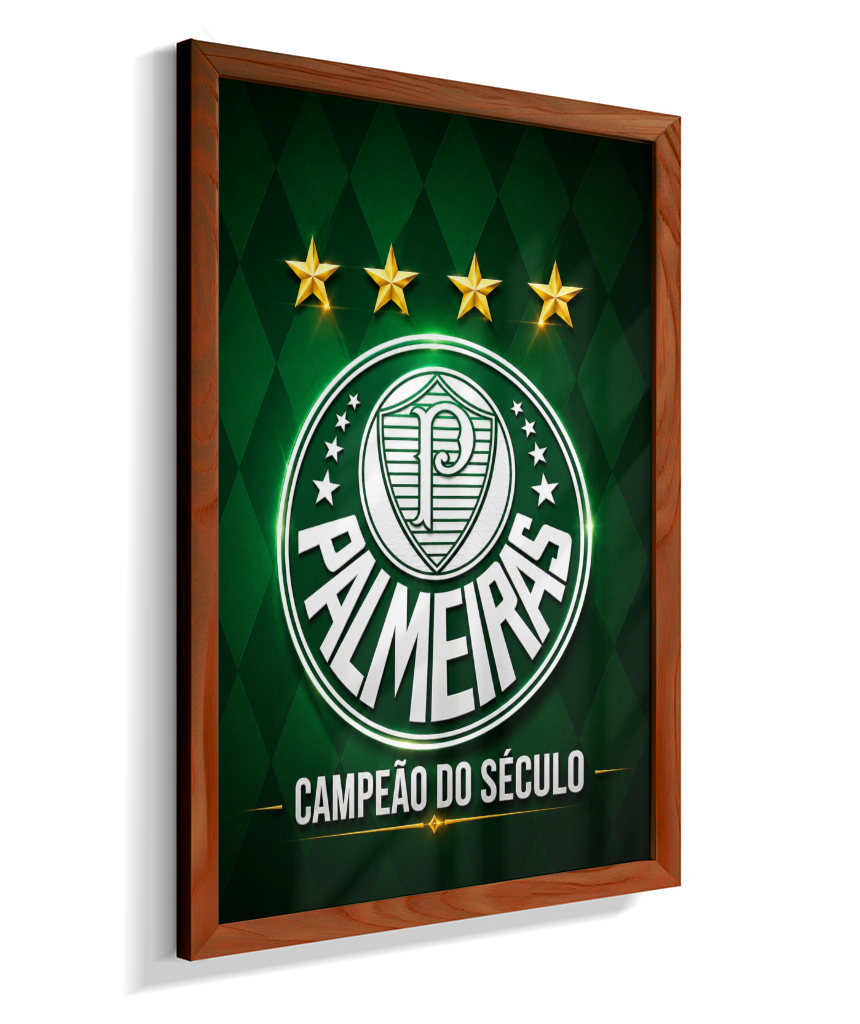 Quadros, placas e pôsteres com o escudo do Palmeiras e do seu time do coração! 💚⚽