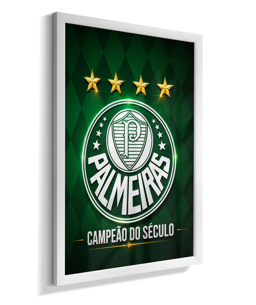 Quadros, placas e pôsteres com o escudo do Palmeiras e do seu time do coração! 💚⚽