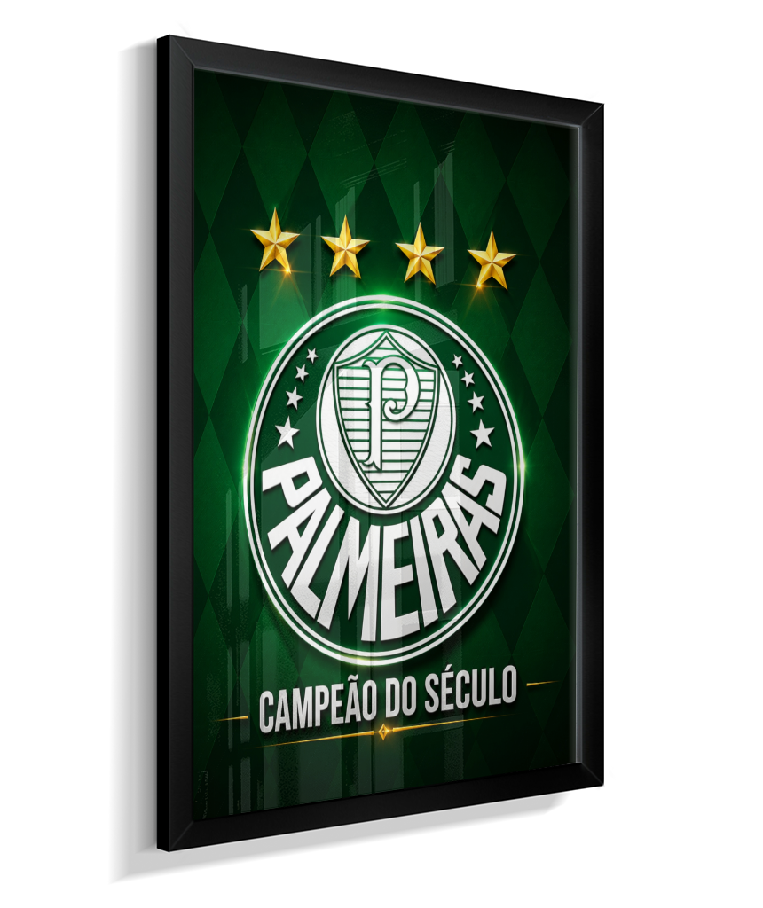 Quadros, placas e pôsteres com o escudo do Palmeiras e do seu time do coração! 💚⚽