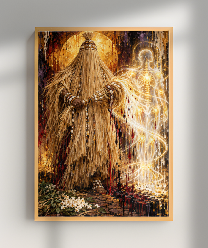 Quadro de Obaluaê