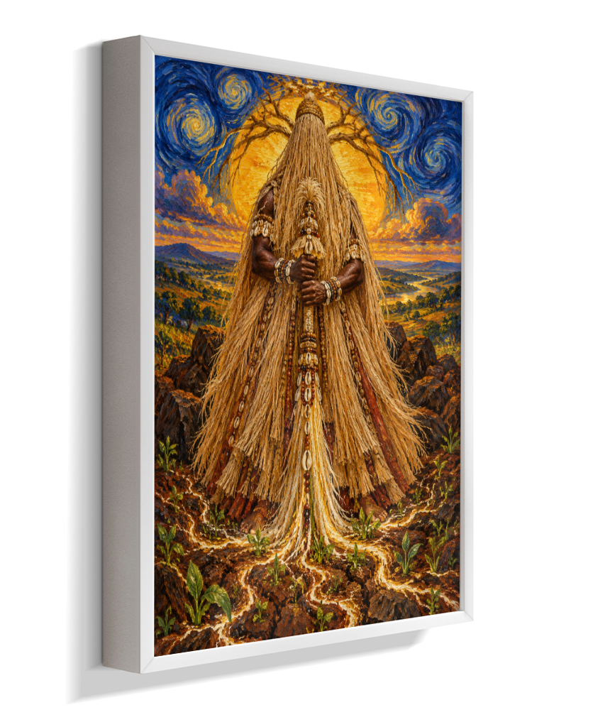 Quadro de Obaluaê O Rei Da Terra
