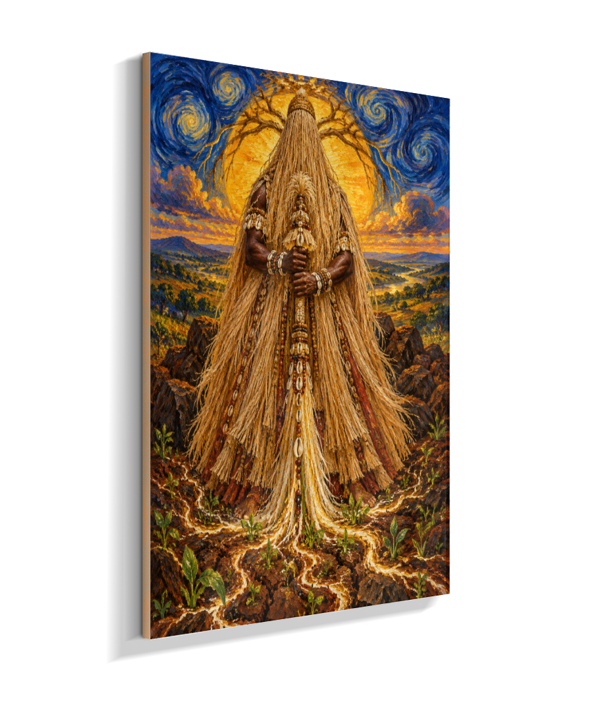 Quadro de Obaluaê O Rei Da Terra