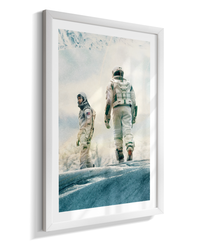 Quadro Decorativo Interstellar Astronauts Ice Planet