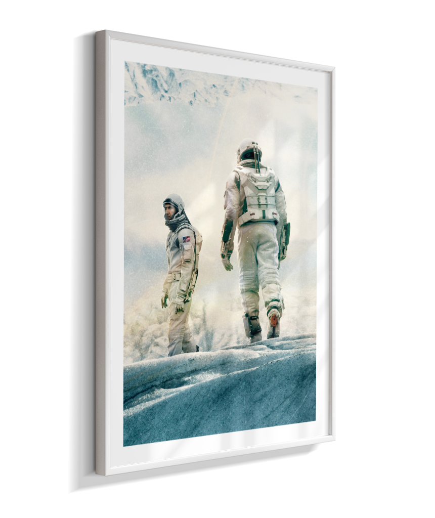 Quadro Decorativo Interstellar Astronauts Ice Planet