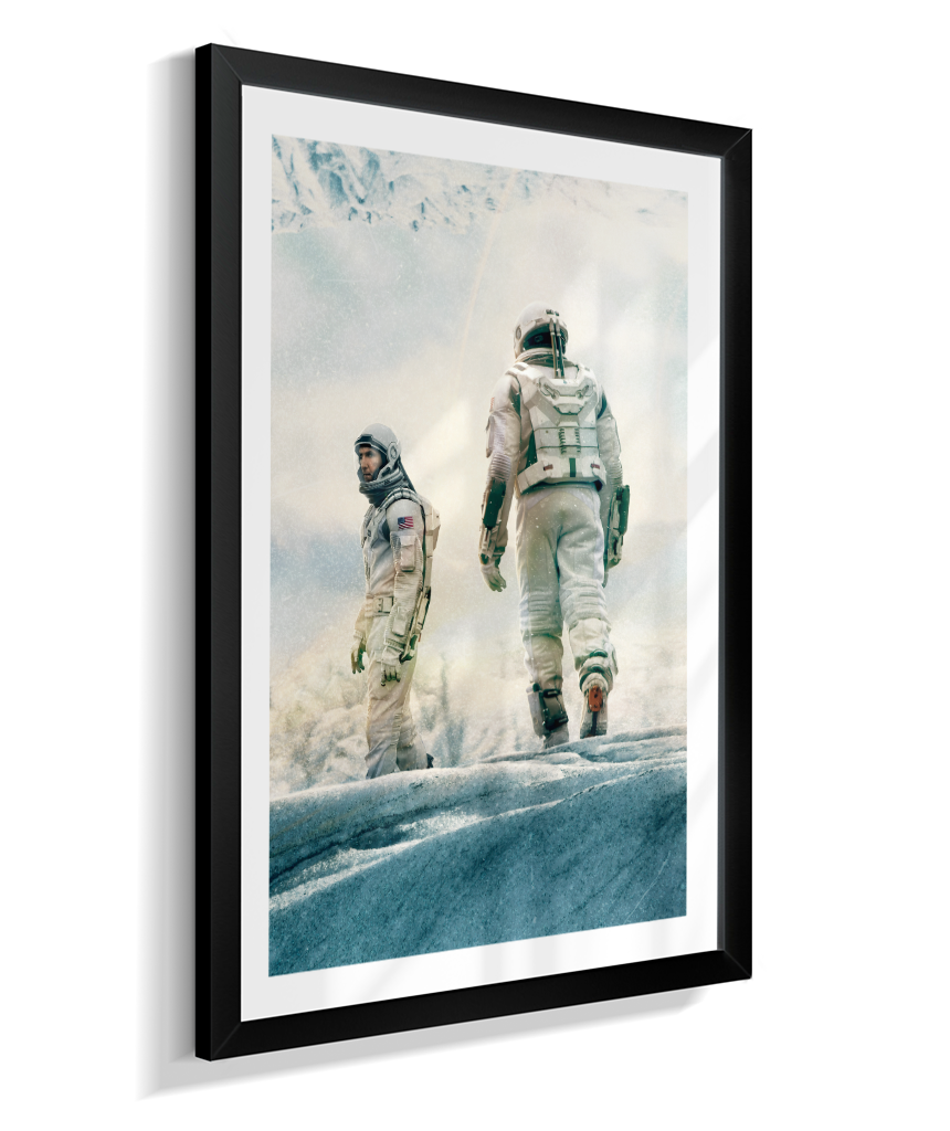 Quadro Decorativo Interstellar Astronauts Ice Planet