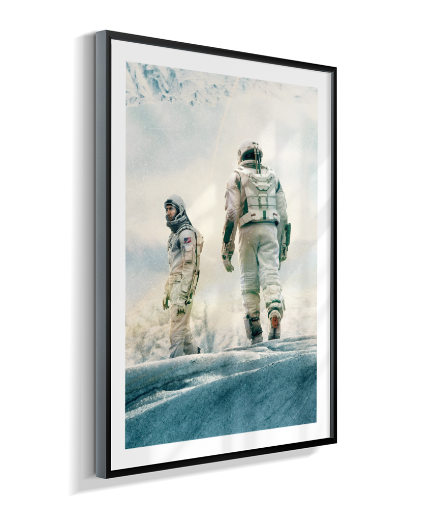 Quadro Decorativo Interstellar Astronauts Ice Planet