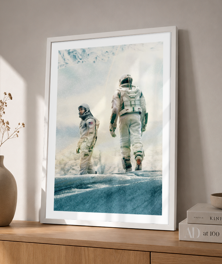 Quadro Decorativo Interstellar Astronauts Ice Planet