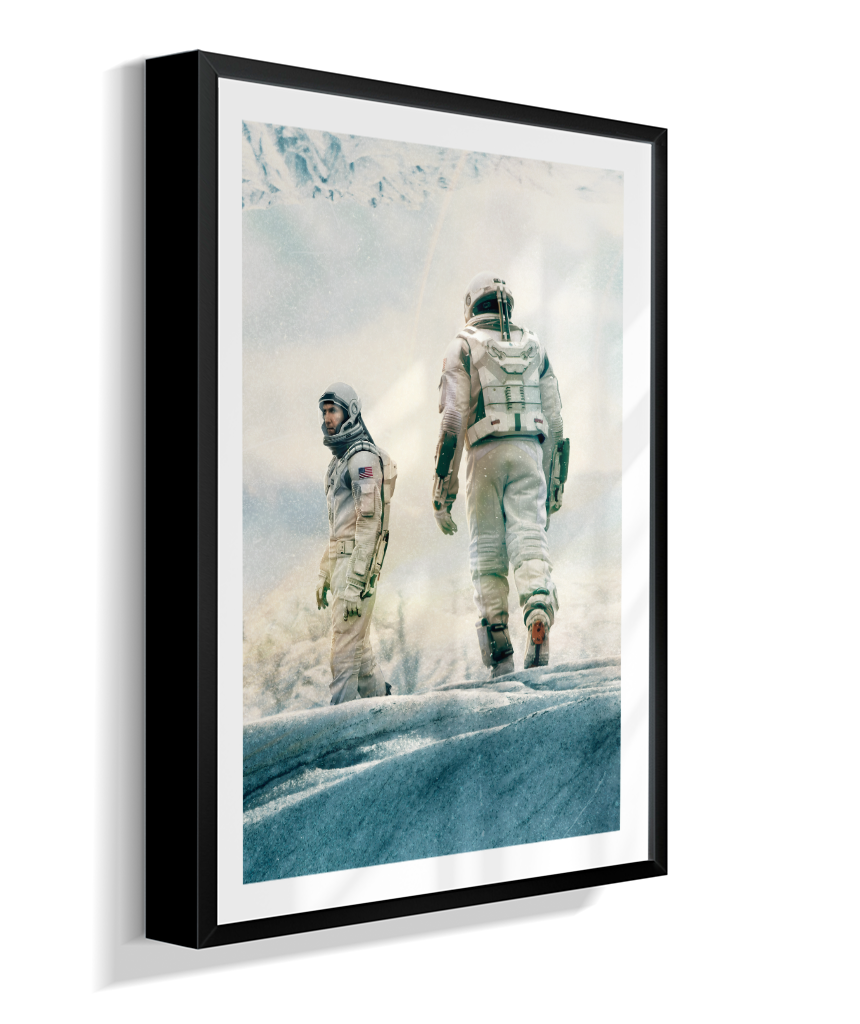 Quadro Decorativo Interstellar Astronauts Ice Planet
