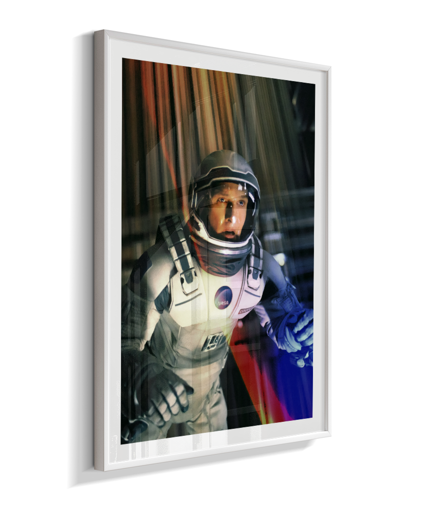 Quadro Decorativo Interstellar Astronauta Cooper Filme