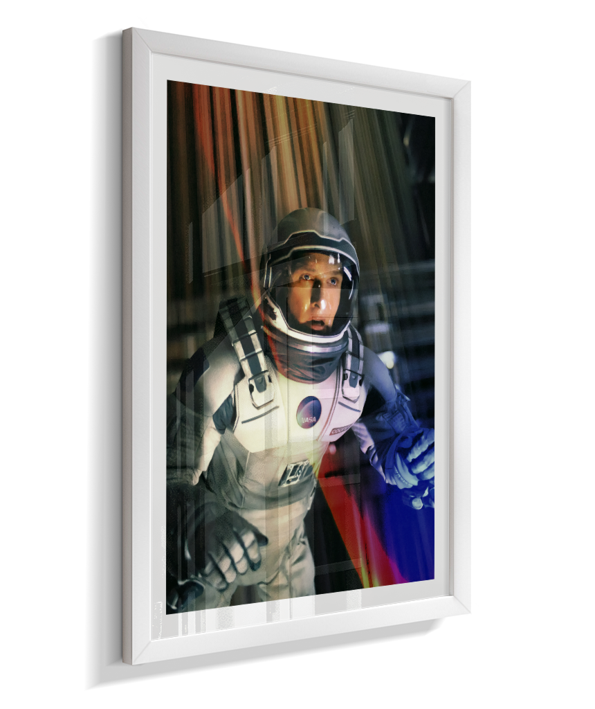 Quadro Decorativo Interstellar Astronauta Cooper Filme