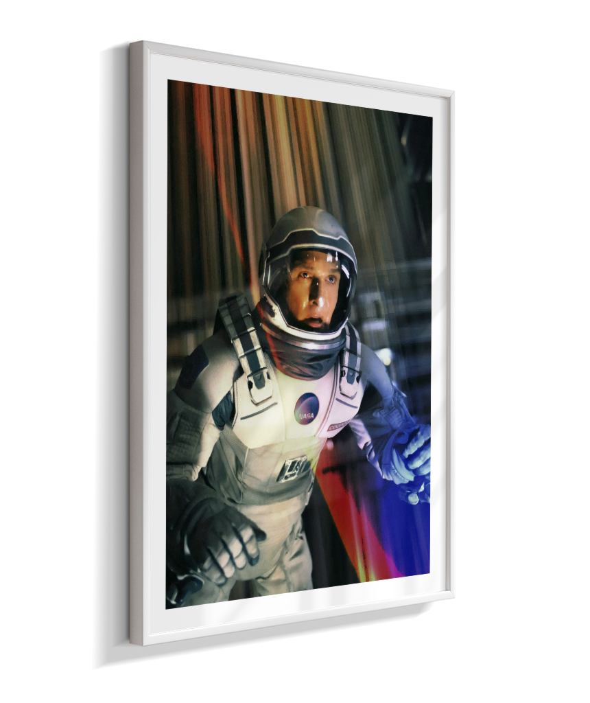 Quadro Decorativo Interstellar Astronauta Cooper Filme