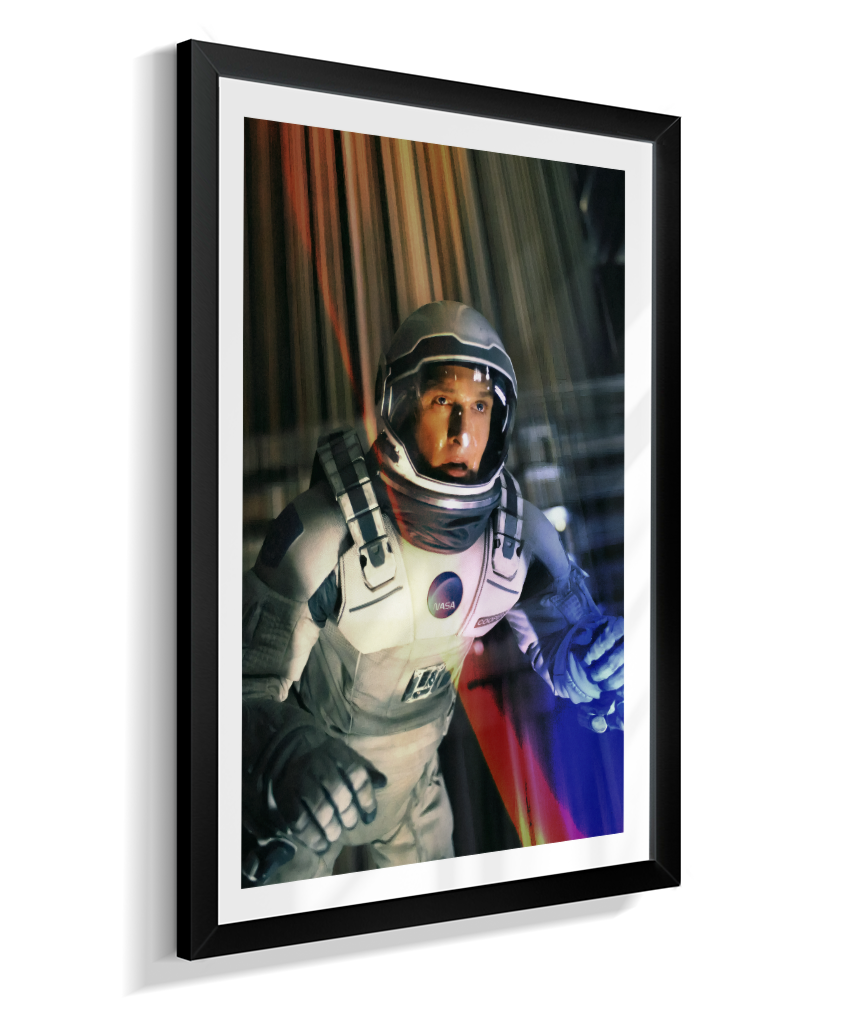 Quadro Decorativo Interstellar Astronauta Cooper Filme