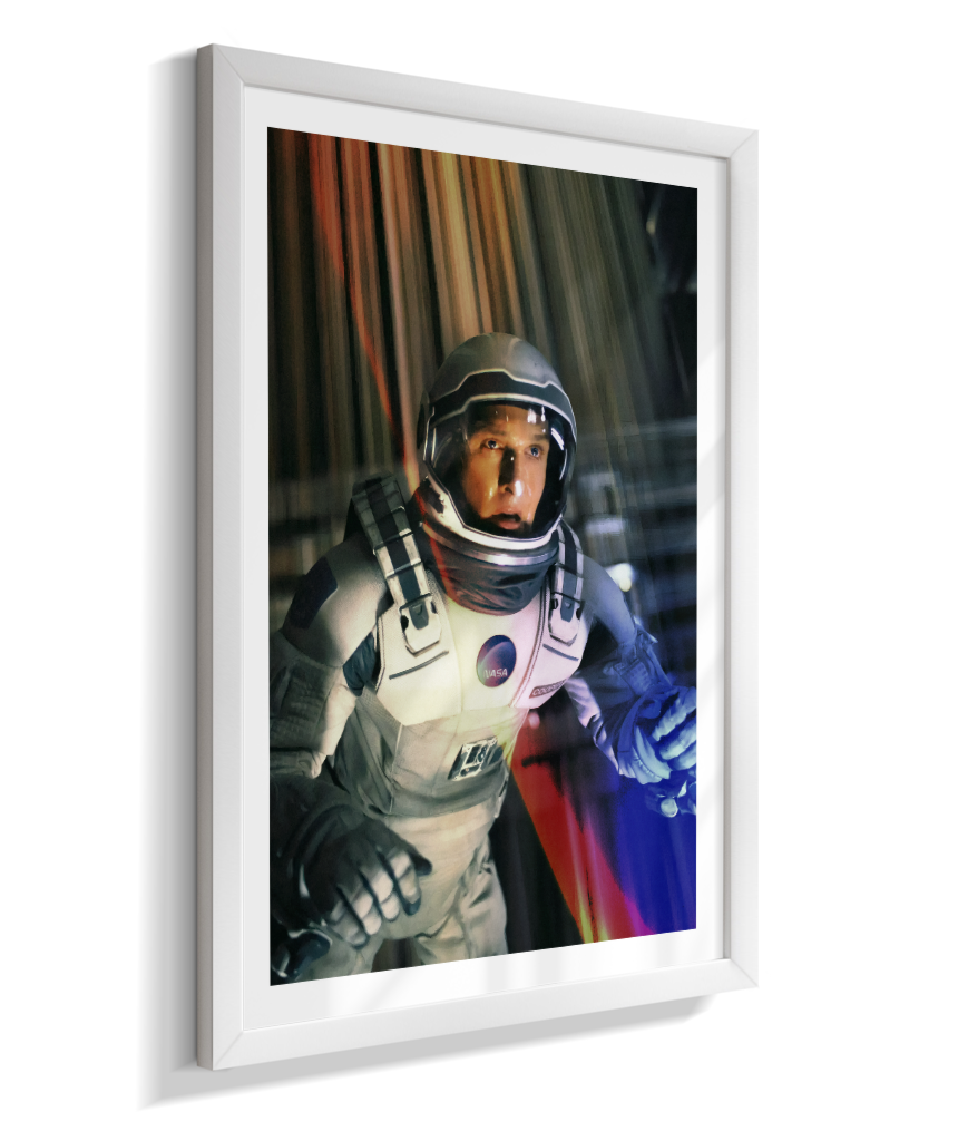 Quadro Decorativo Interstellar Astronauta Cooper Filme