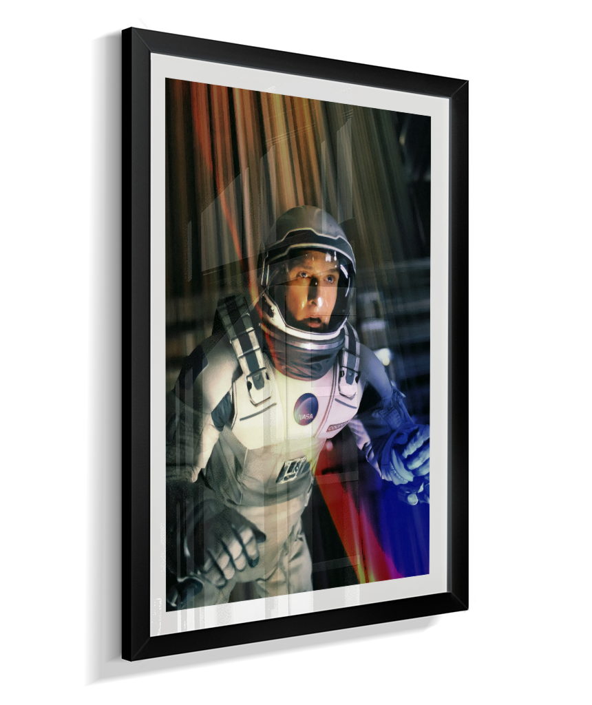 Quadro Decorativo Interstellar Astronauta Cooper Filme
