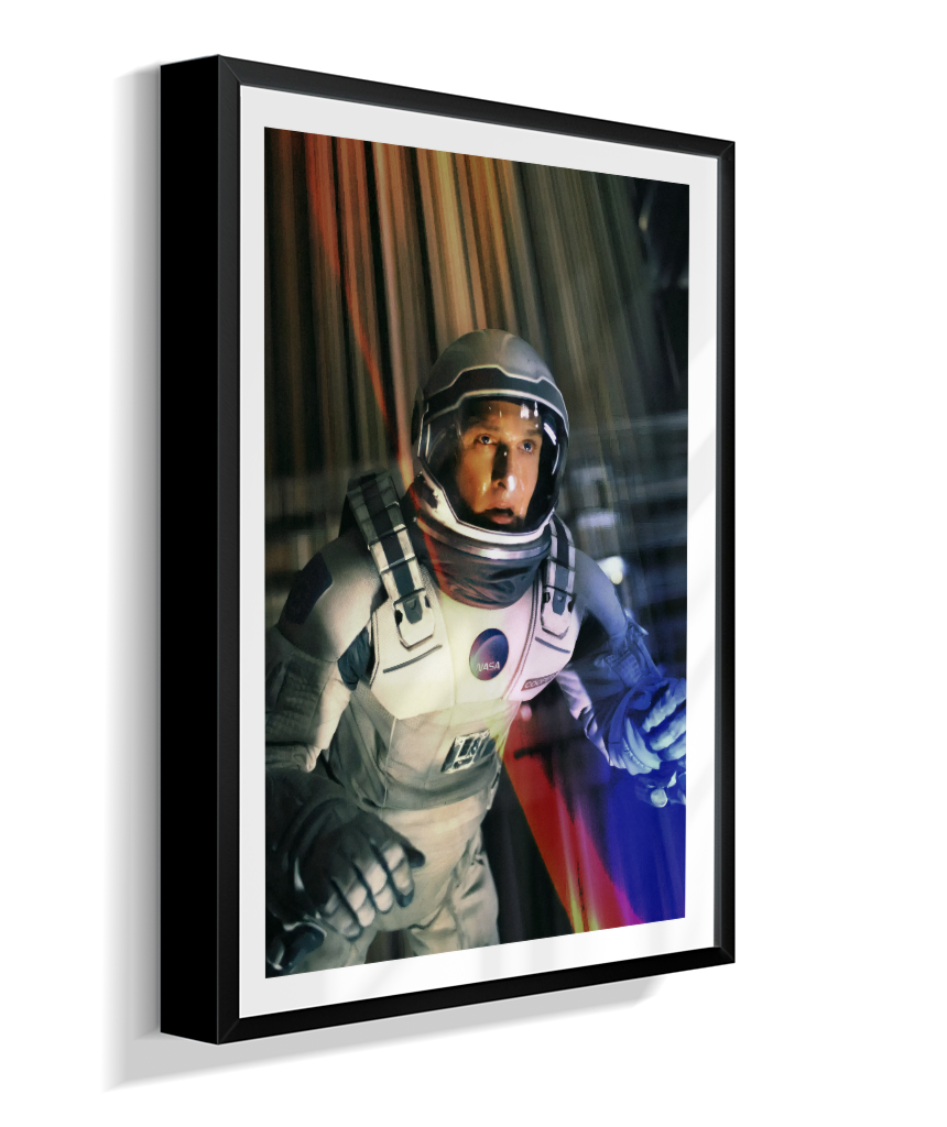 Quadro Decorativo Interstellar Astronauta Cooper Filme