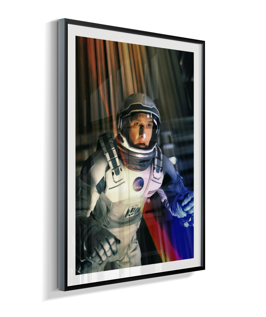 Quadro Decorativo Interstellar Astronauta Cooper Filme