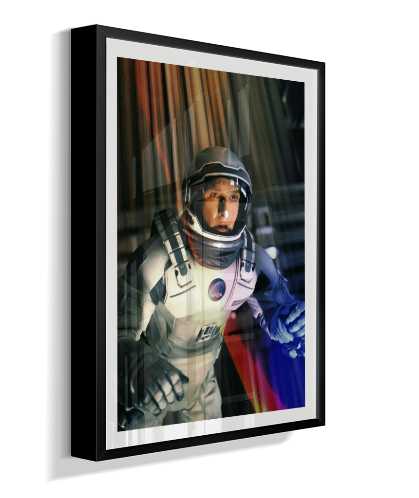 Quadro Decorativo Interstellar Astronauta Cooper Filme