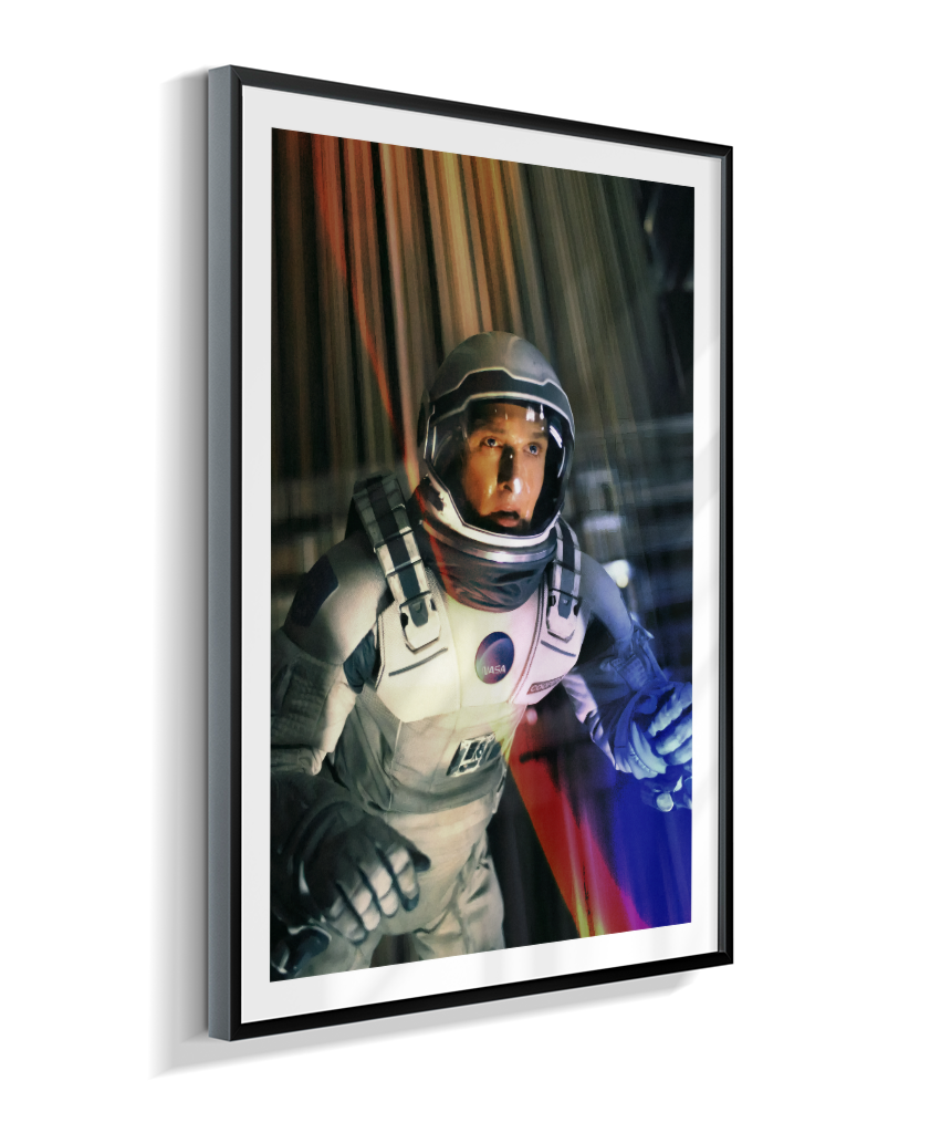 Quadro Decorativo Interstellar Astronauta Cooper Filme