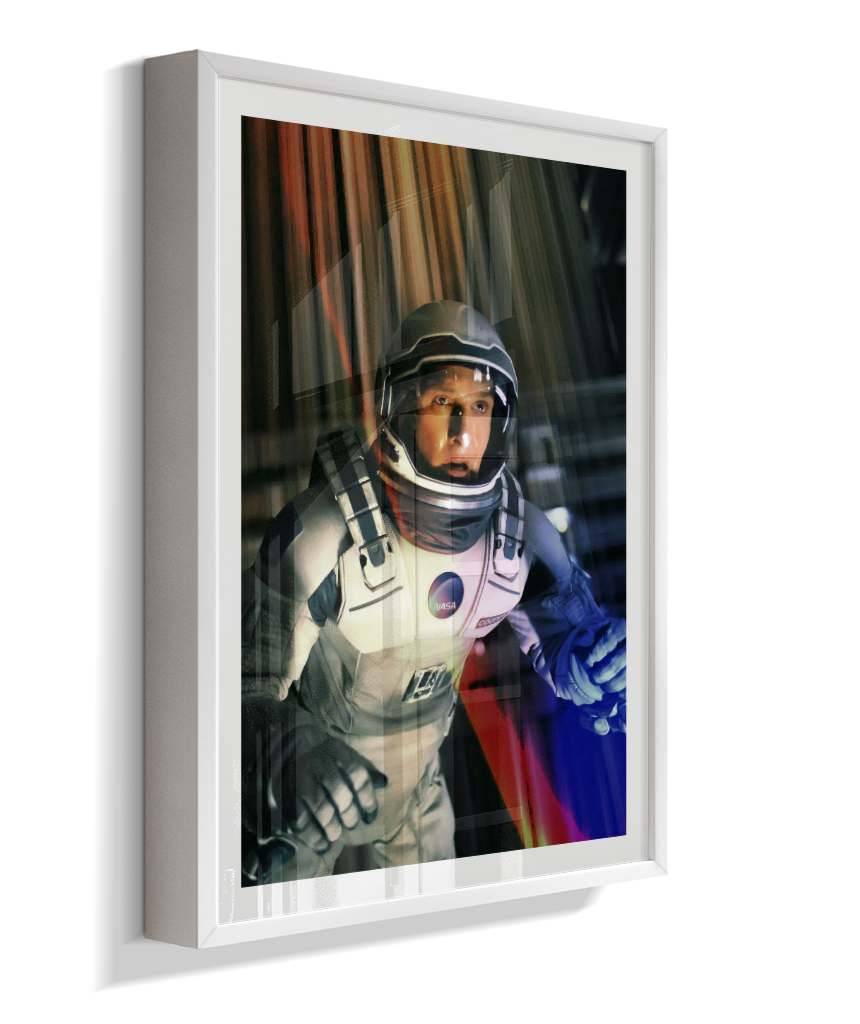 Quadro Decorativo Interstellar Astronauta Cooper Filme
