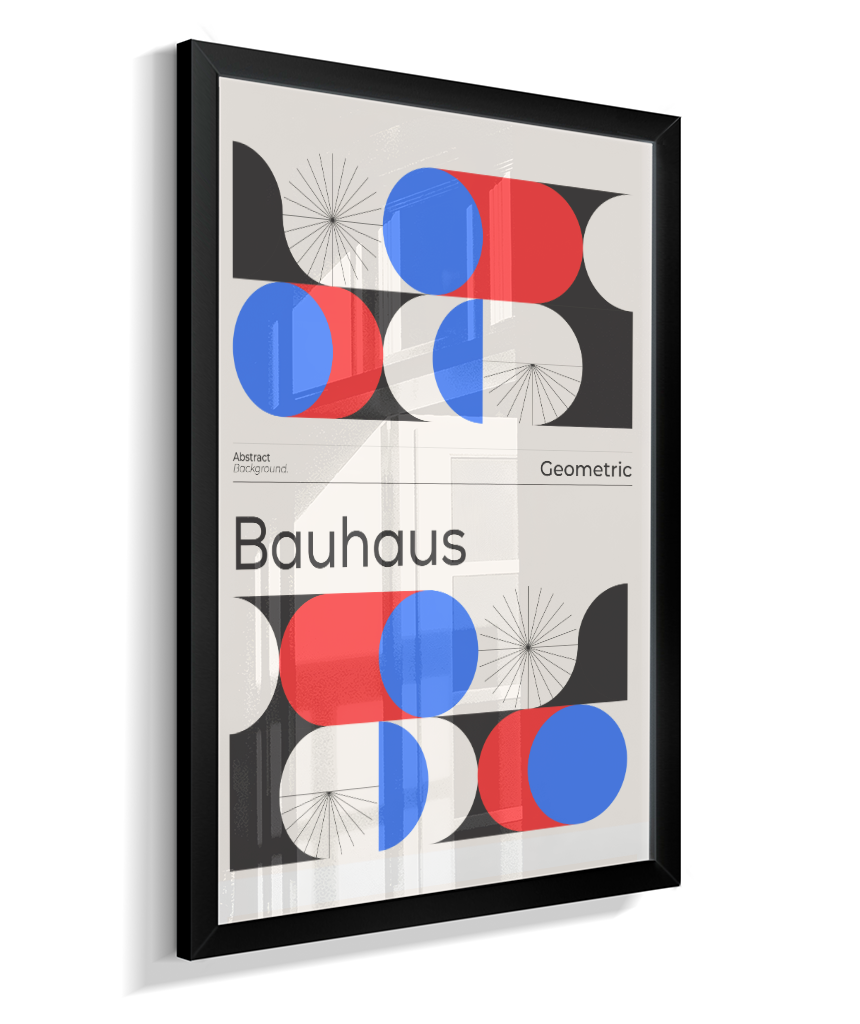 Quadro Decorativo Bauhaus Composition – Dual Symmetry