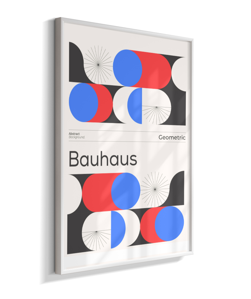 Quadro Decorativo Bauhaus Composition – Dual Symmetry