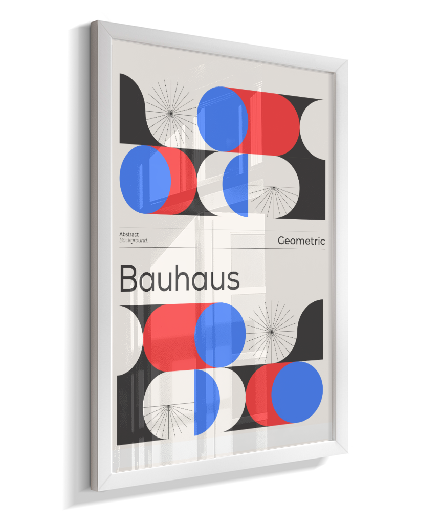 Quadro Decorativo Bauhaus Composition – Dual Symmetry