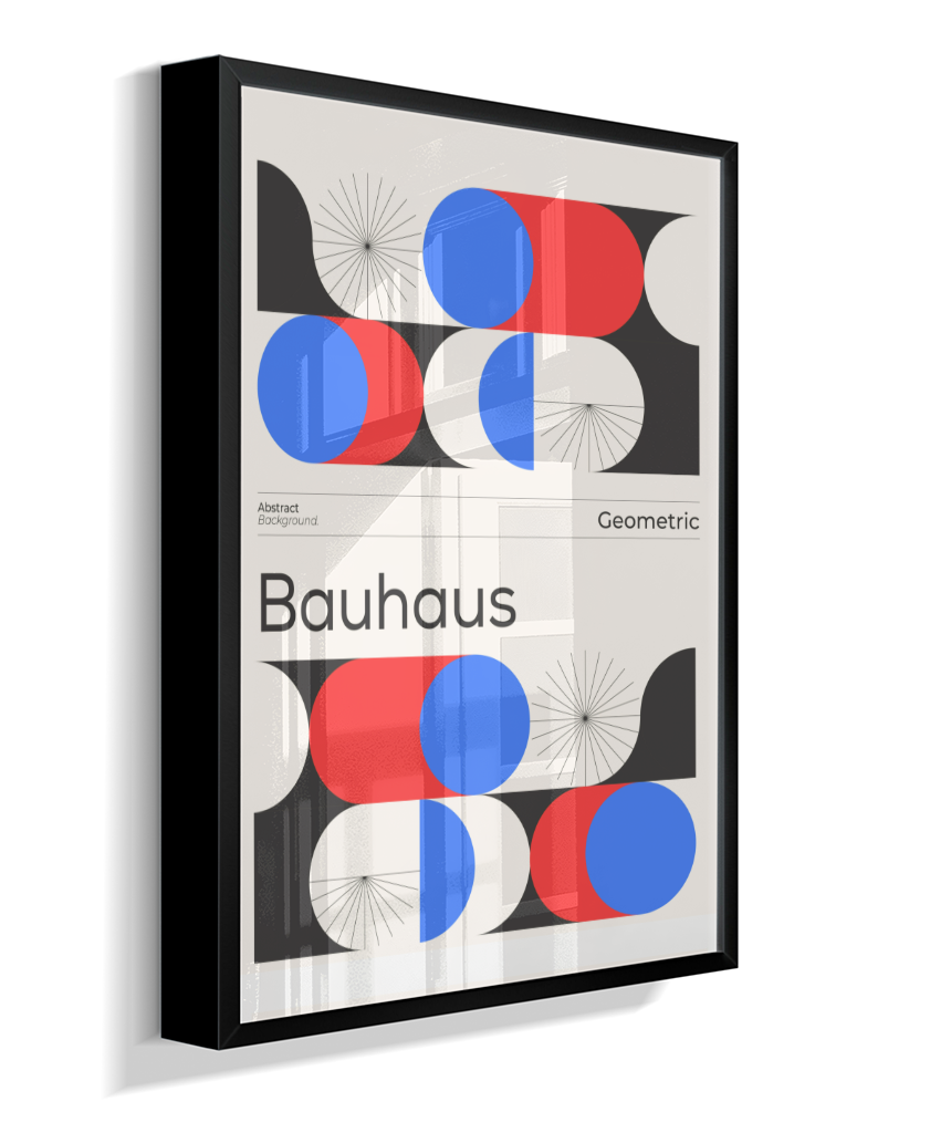 Quadro Decorativo Bauhaus Composition – Dual Symmetry
