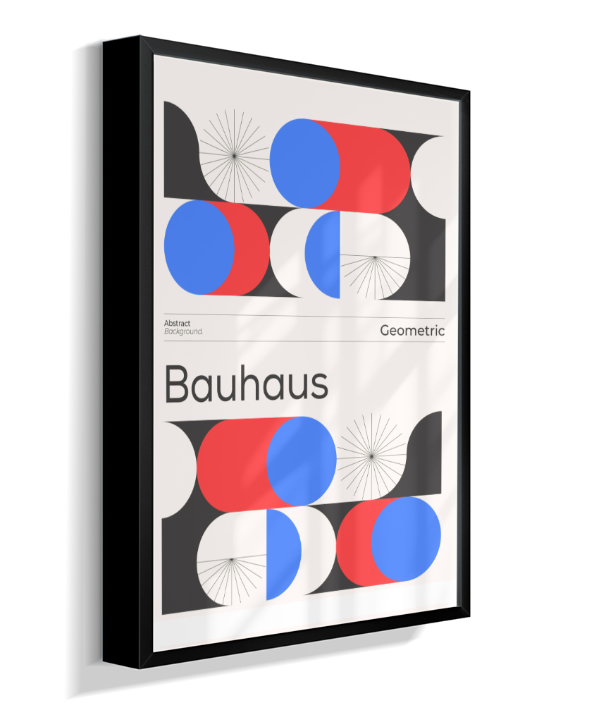 Quadro Decorativo Bauhaus Composition – Dual Symmetry