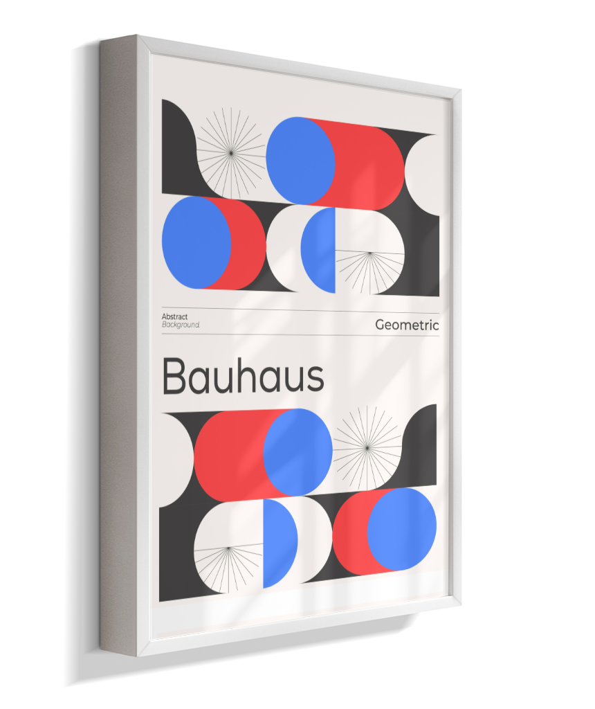 Quadro Decorativo Bauhaus Composition – Dual Symmetry
