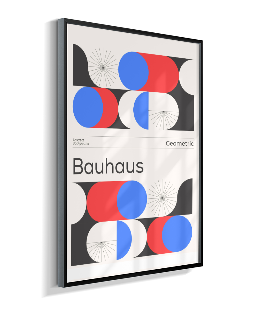 Quadro Decorativo Bauhaus Composition – Dual Symmetry