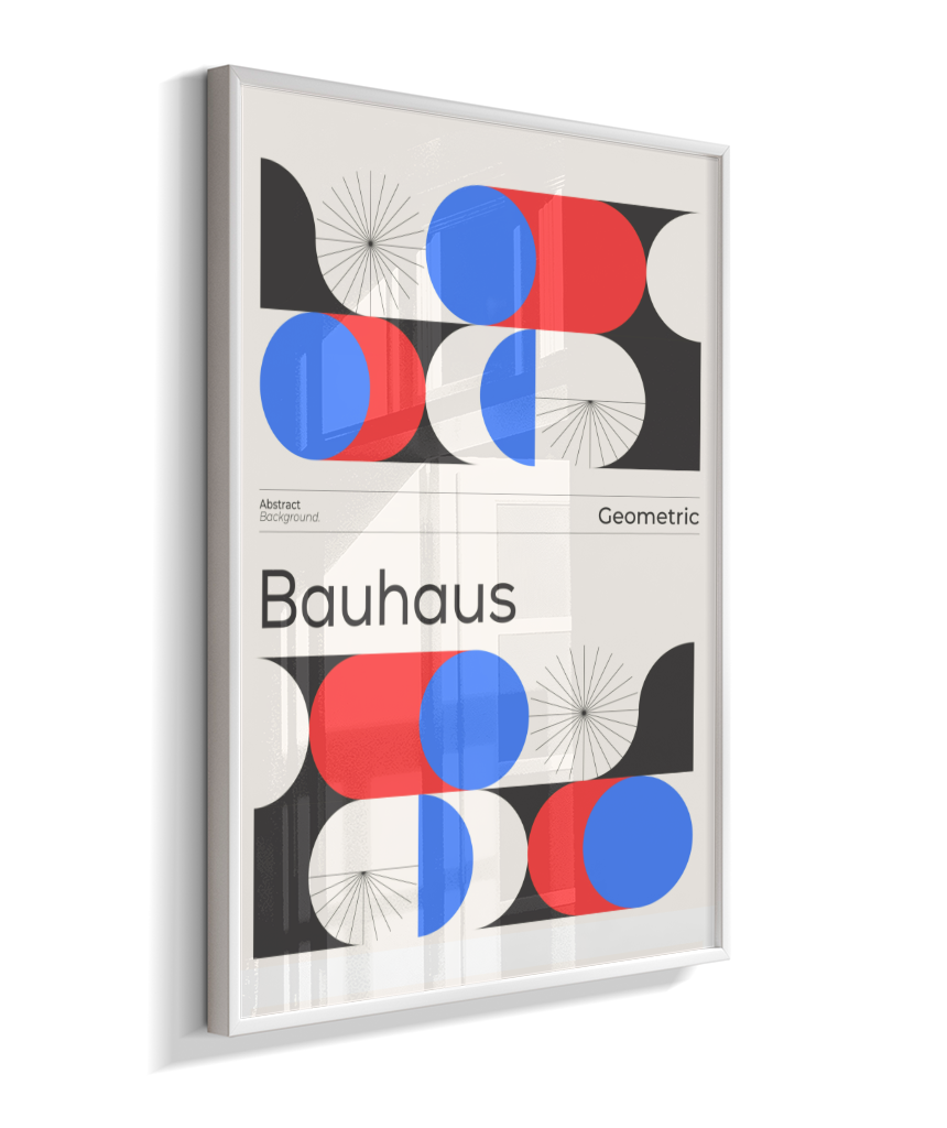Quadro Decorativo Bauhaus Composition – Dual Symmetry