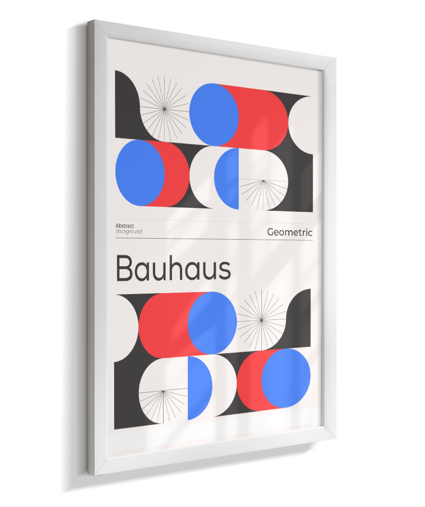 Quadro Decorativo Bauhaus Composition – Dual Symmetry