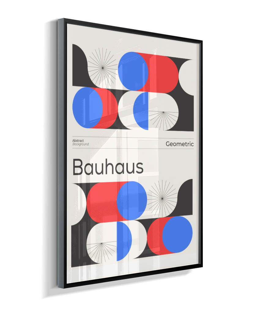 Quadro Decorativo Bauhaus Composition – Dual Symmetry