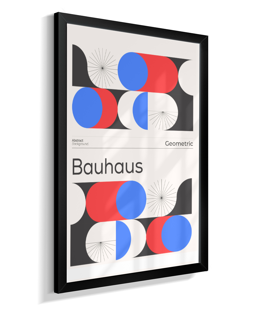 Quadro Decorativo Bauhaus Composition – Dual Symmetry