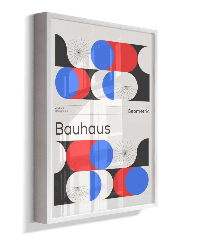 Quadro Decorativo Bauhaus Composition – Dual Symmetry