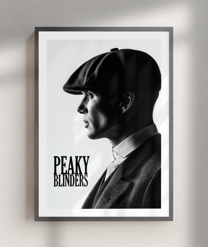Quadro Decorativo Peaky Blinders Tommy Shelby - Poster PB Minimalista