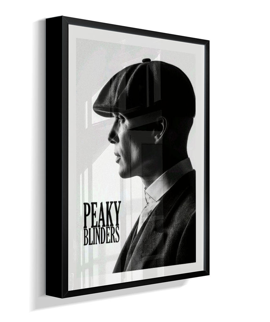 Quadro Decorativo Peaky Blinders Tommy Shelby - Poster PB Minimalista