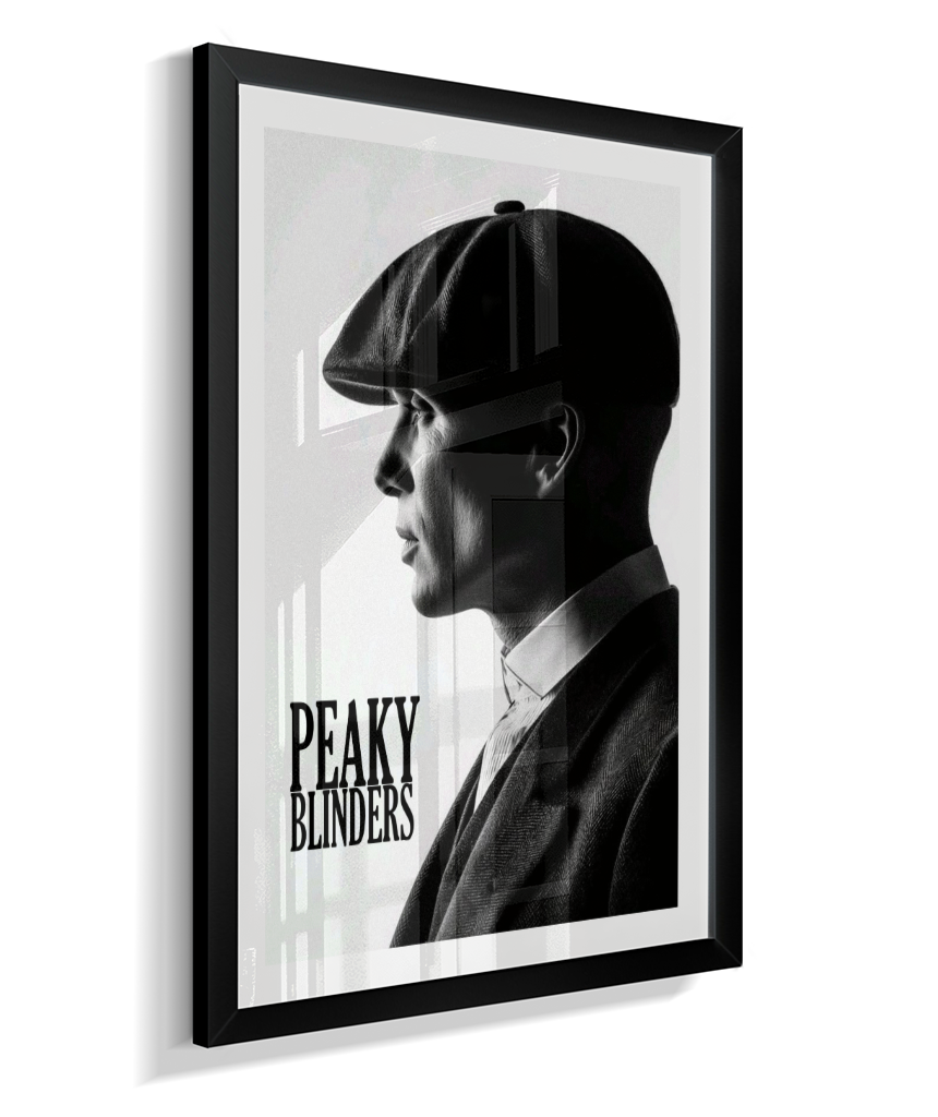 Quadro Decorativo Peaky Blinders Tommy Shelby - Poster PB Minimalista