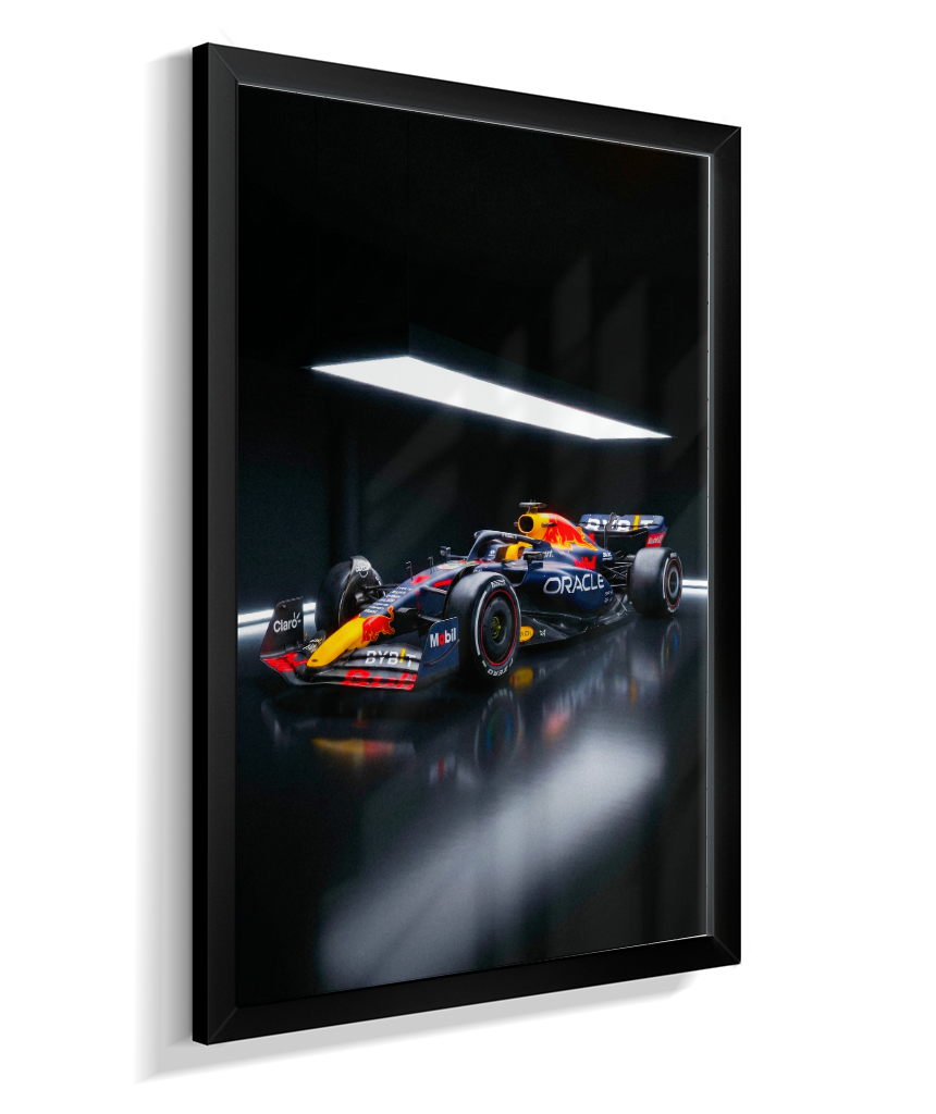 Quadro Decorativo Red Bull Racing F1 Studio Dark Edition