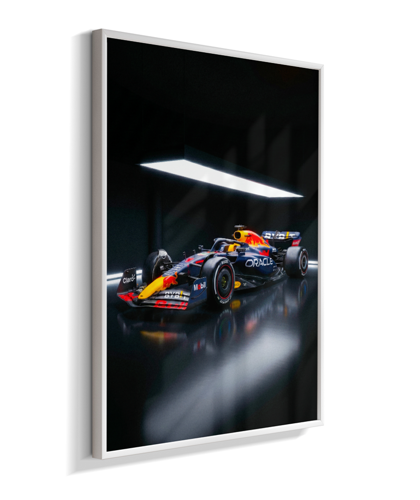 Quadro Decorativo Red Bull Racing F1 Studio Dark Edition