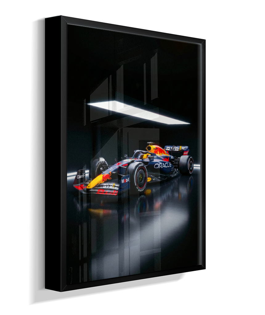 Quadro Decorativo Red Bull Racing F1 Studio Dark Edition