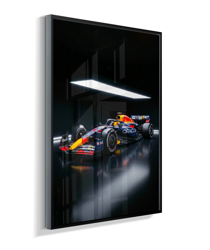 Quadro Decorativo Red Bull Racing F1 Studio Dark Edition