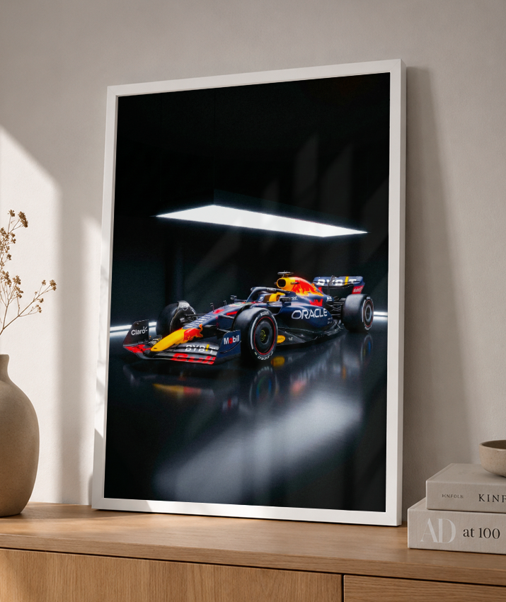 Quadro Decorativo Red Bull Racing F1 Studio Dark Edition