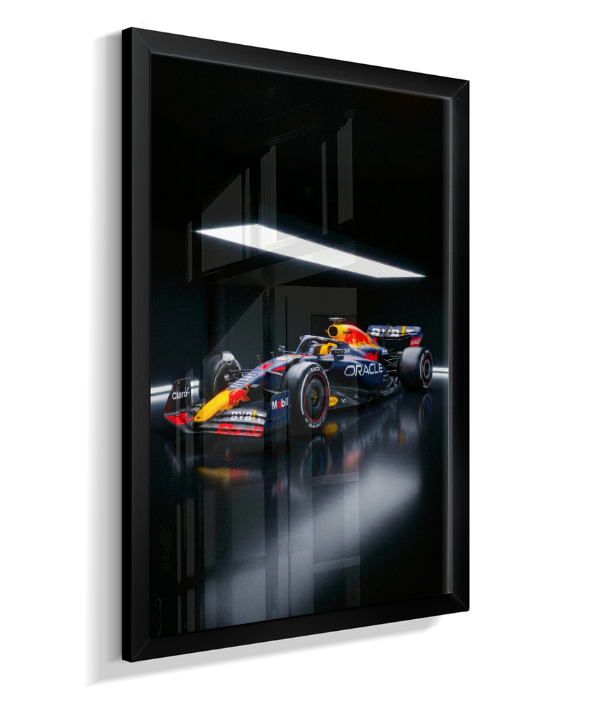 Quadro Decorativo Red Bull Racing F1 Studio Dark Edition
