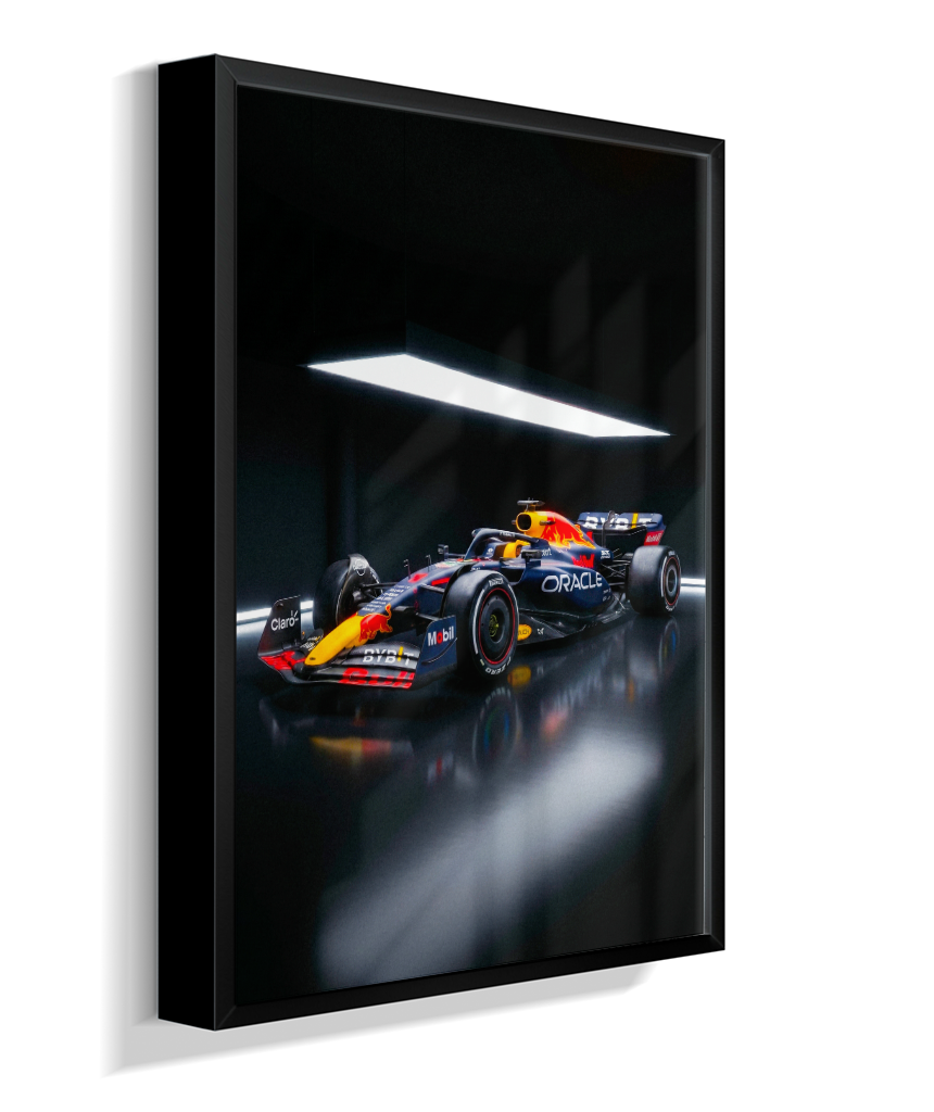 Quadro Decorativo Red Bull Racing F1 Studio Dark Edition