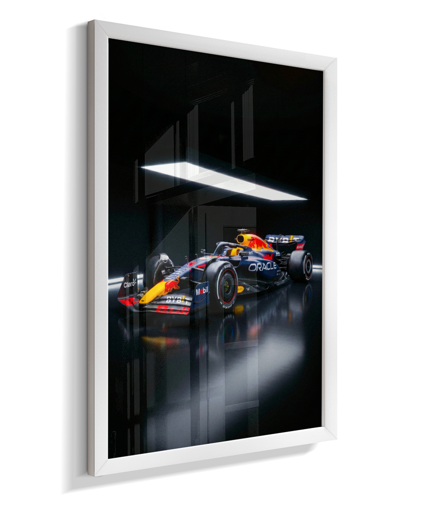 Quadro Decorativo Red Bull Racing F1 Studio Dark Edition